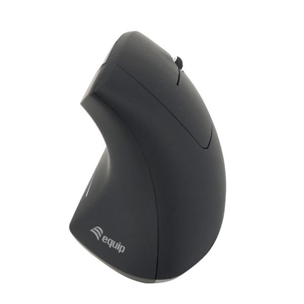 Mouse Wireless Ergonomico Verticale Equip 1600 DPI Nero - immagine 3