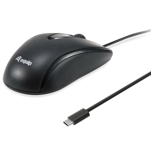 Mouse Ottico Equip 1200dpi USB-C Nero - immagine 2