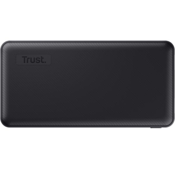 Power Bank Trust Primo 10000 mAh Ultrasottile Riciclato Nero - immagine 3
