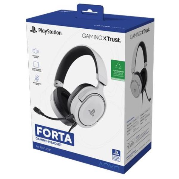 Cuffie Gaming Trust GXT 498 Forta per PlayStation, Microfono Integrato, Bianco - immagine 5