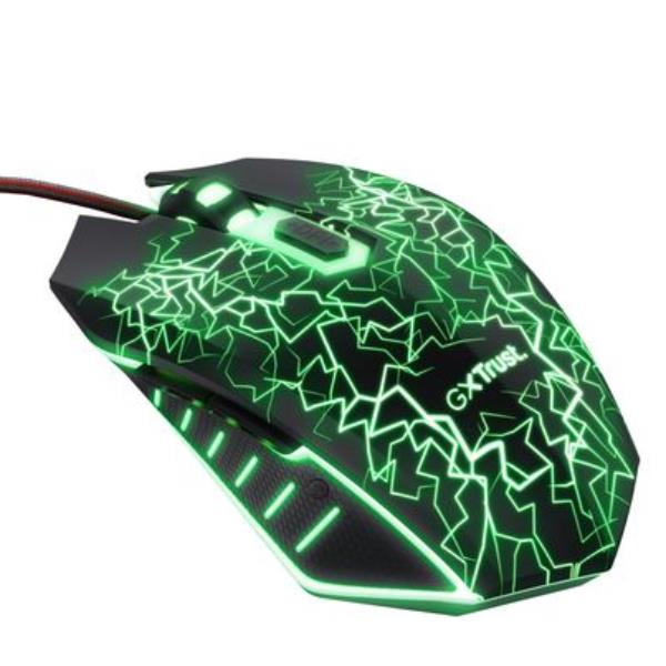 Mouse Gaming Trust Basic Nero con Tappetino Mouse USB - immagine 4