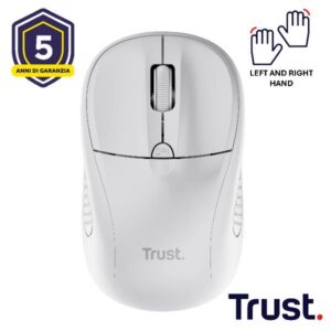 Mouse Wireless Trust Primo USB Bianco