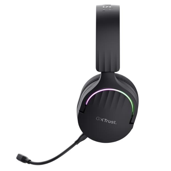 Cuffie Gaming Trust GXT 491 Fayzo Wireless 2.4GHz Bluetooth Noise Cancelling Nero - immagine 4