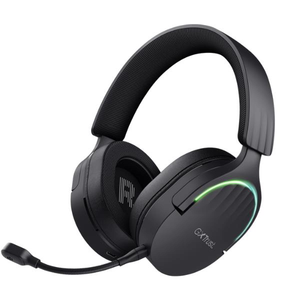 Cuffie Gaming Trust GXT 491 Fayzo Wireless 2.4GHz Bluetooth Noise Cancelling Nero - immagine 6