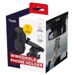 Supporto Auto Trust Runo per Parabrezza Nero