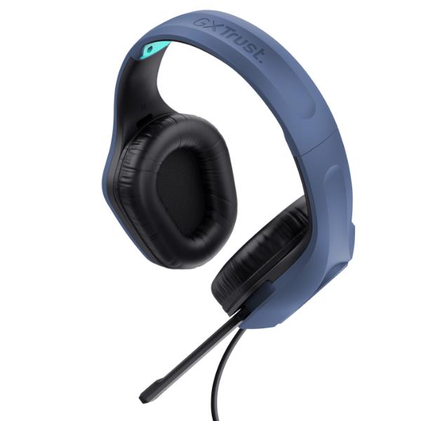 Cuffie Gaming Trust GXT 415B Zirox Over-Ear Multipiattaforma Blu - immagine 2