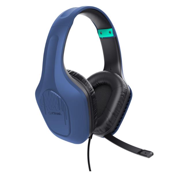 Cuffie Gaming Trust GXT 415B Zirox Over-Ear Multipiattaforma Blu - immagine 9