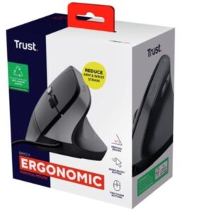 Mouse Ergonomic Trust Bayo II Verticale Cablato Certificato Ergocert
