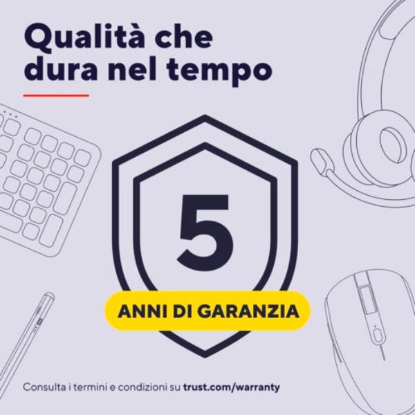 Cuffie con Microfono Trust Ayda Max Jack 3.5mm Nero Riciclabili - immagine 2