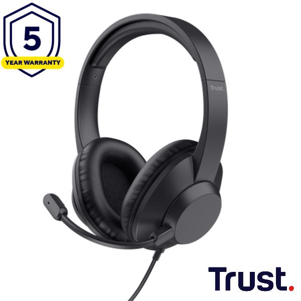 Cuffie con Microfono Trust Ayda Max Jack 3.5mm Nero Riciclabili - immagine 4