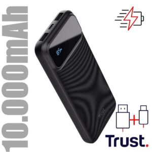 Power Bank Trust Avala 10000mAh USB-C 20W PD 3.0 + 2 USB-A 18W QC 3.0