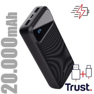Power Bank Trust Avala 20000mAh PD Ricarica Rapida