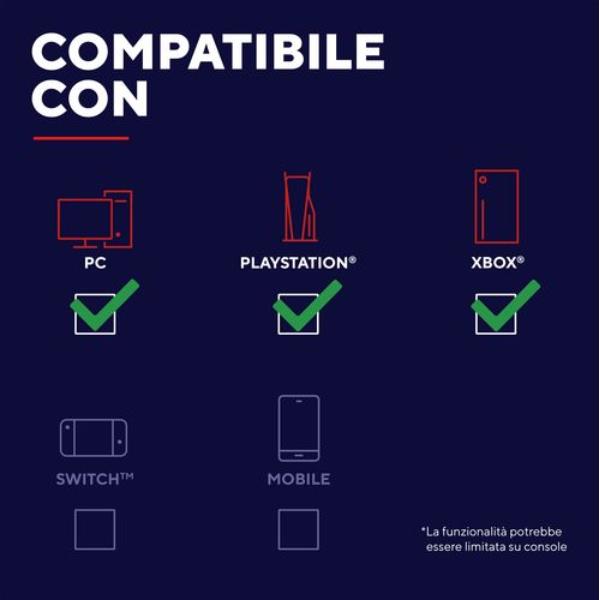 Tastiera Gaming Trust GXT 864 Cada TKL Meccanica Cablata RGB Italiano - immagine 6