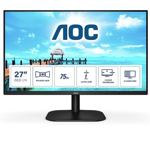 Monitor AOC 27B2H 27 IPS Full HD - SKU: 27B2H - Immagine 6