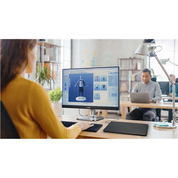 Monitor Philips 27B2N4500 27 IPS 2K Pivot Regolabile - SKU: 27B2N4500 - Immagine 5
