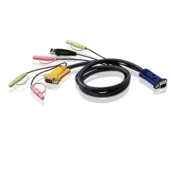 Cavo KVM Aten USB con SPHD 3in1 e Audio 1.8 metri - immagine 2