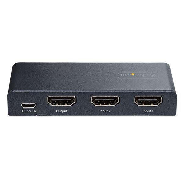 Switch HDMI Startech 2 Porte 8K HDMI 2.1 4K 120Hz HDR10+ PoE - immagine 2