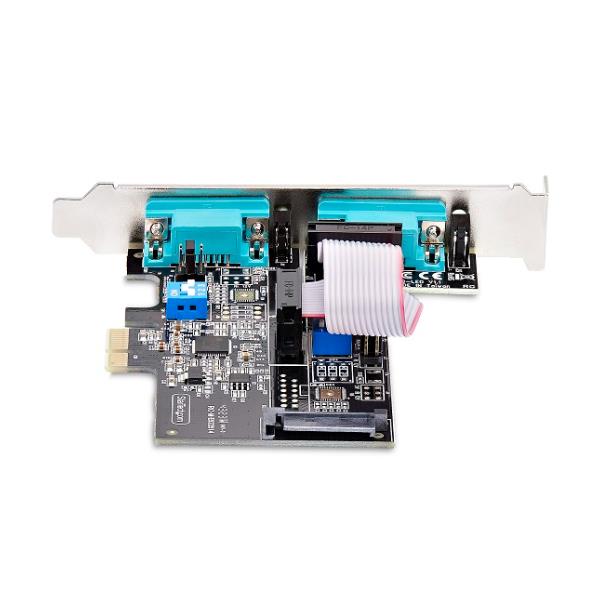 Scheda PCIe Seriale Startech 2 Porte RS232/RS422/RS485 DB9 - immagine 2
