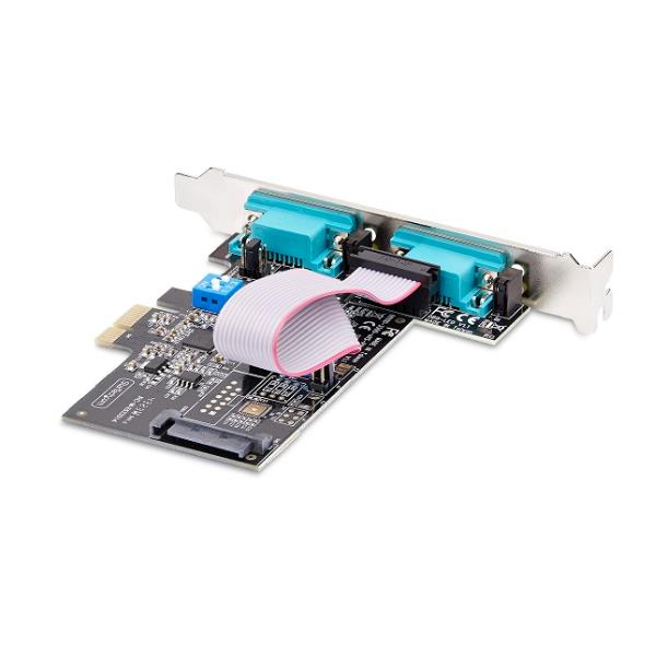 Scheda PCIe Seriale Startech 2 Porte RS232/RS422/RS485 DB9 - immagine 4
