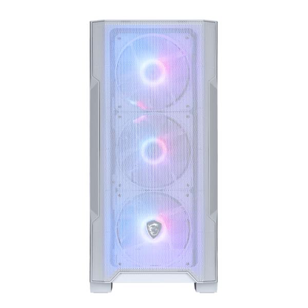 Cabinet MSI MAG FORGE M100R Bianco Micro-ATX - immagine 2