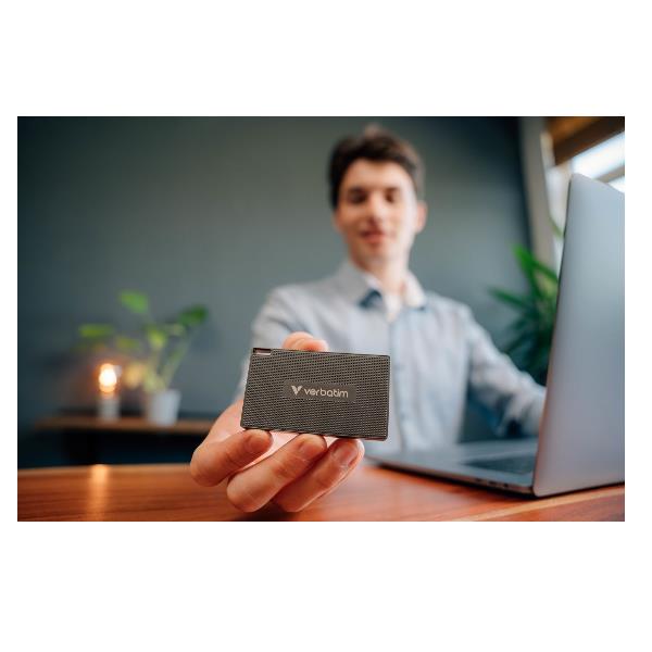SSD Esterno Verbatim Mini Metal USB-C Gen2 512GB 2000MB/s - immagine 2