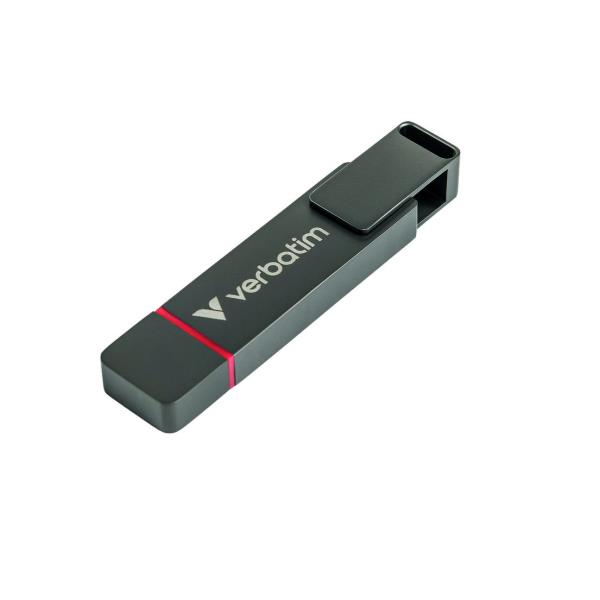 Chiavetta USB Verbatim DUAL 128GB USB 3.2 + USB-C Grigio - immagine 4
