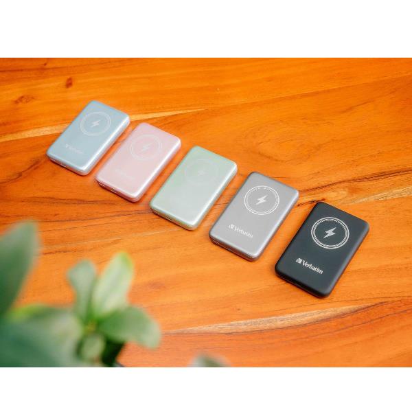 Power Bank Verbatim 10000mAh Magnetico Ricarica Wireless - immagine 6