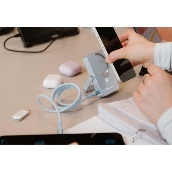 Power Bank Verbatim 10000mAh Magnetico con Supporto - SKU: 32266 - Immagine 4