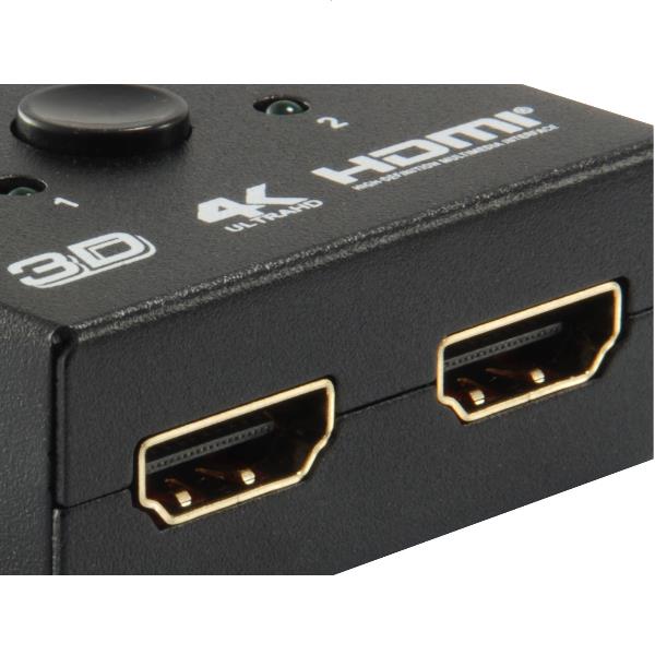 Splitter Video Equip Switch HDMI 2 Porte 4K 60Hz Bidirezionale - immagine 2