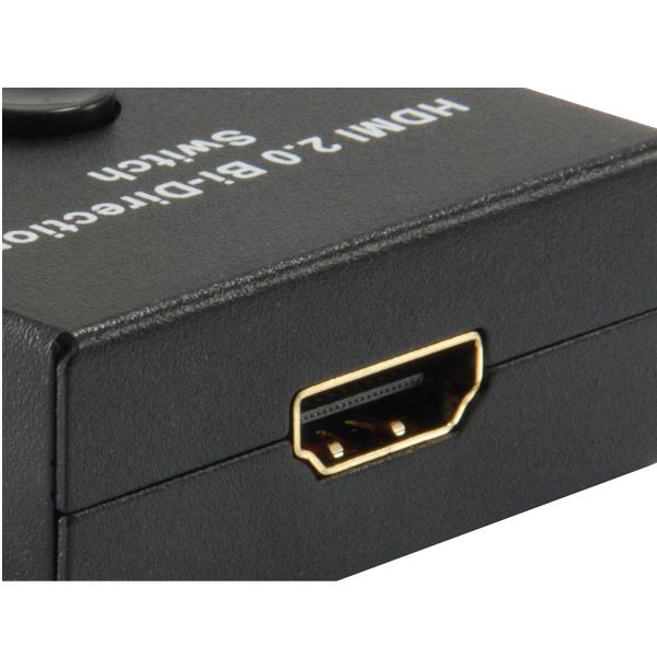 Splitter Video Equip Switch HDMI 2 Porte 4K 60Hz Bidirezionale - immagine 3