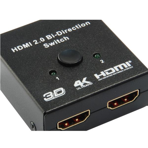 Splitter Video Equip Switch HDMI 2 Porte 4K 60Hz Bidirezionale - immagine 7