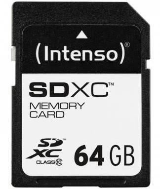 Memory Card SD Intenso 64GB Classe 10 10MB/s - immagine 2