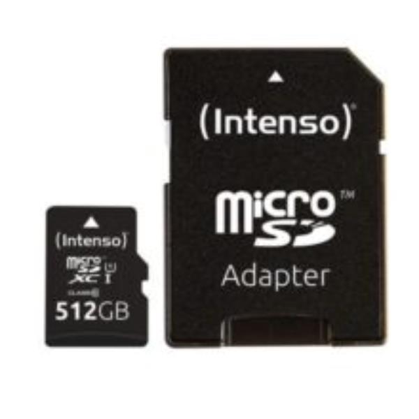 Memory Card Micro SD Intenso 512GB Classe 10 45MB/s - immagine 3
