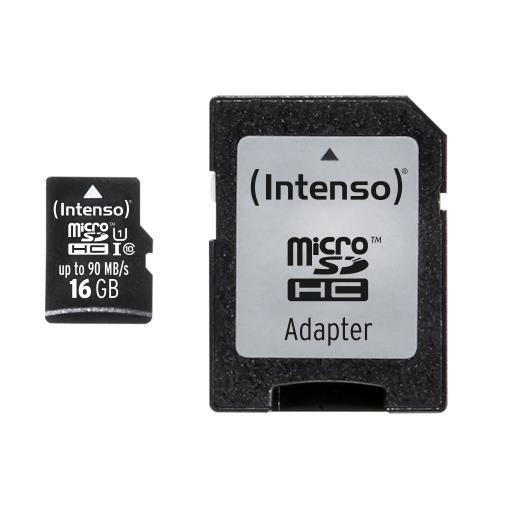 Memory Card Micro SD Intenso 16GB Classe 10 90MB/s - immagine 4