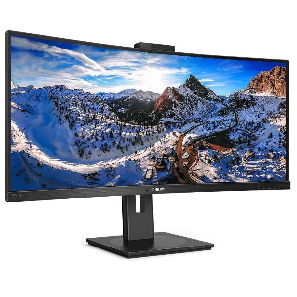 Monitor Philips 346P1CRH 34" Curvo 21:9 3440x1440 USB-C - immagine 3