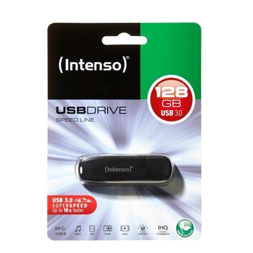 Chiavetta USB Intenso Speed Line 128GB USB 3.2 Nero - immagine 4