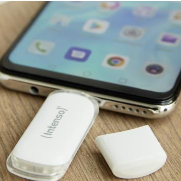 Chiavetta USB Intenso Flash Line 3.1 Type-C 64GB Bianco - immagine 4