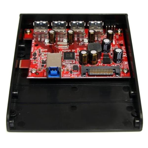 Hub USB Startech 4 Porte USB 3.0 Frontale Nero - immagine 9