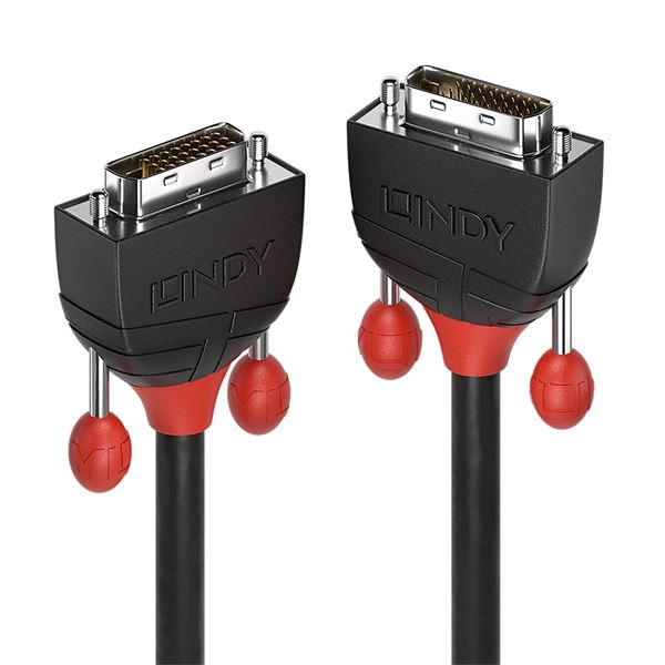 Cavo DVI-D Dual Link Lindy 5 metri Nero - SKU: 36254 - Immagine 2
