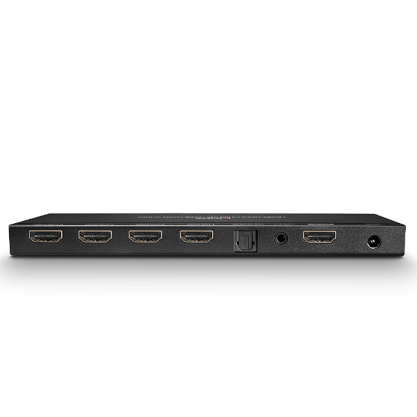 Splitter Video HDMI 2.0 Lindy 4 Porte Nero Metallo - immagine 4