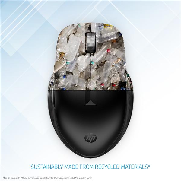 Mouse Wireless HP 435 Bluetooth Multi-Dispositivo Nero - immagine 3