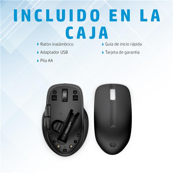 Mouse Wireless HP 435 Bluetooth Multi-Dispositivo Nero - immagine 12