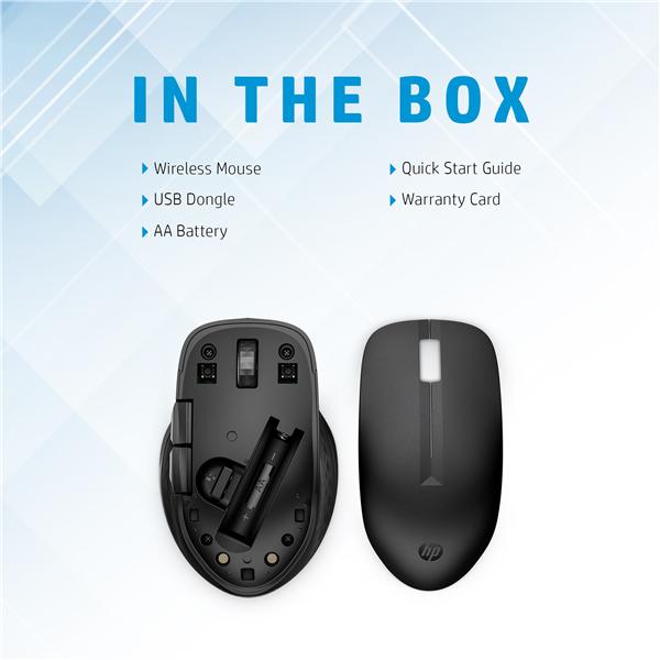 Mouse Wireless HP 435 Bluetooth Multi-Dispositivo Nero - immagine 16