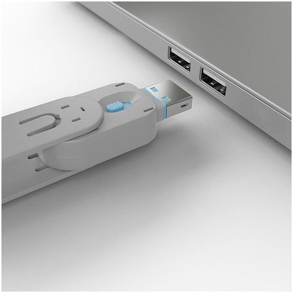 Cavo di Sicurezza Portatile Lindy Blocca Porte USB Argento - immagine 7