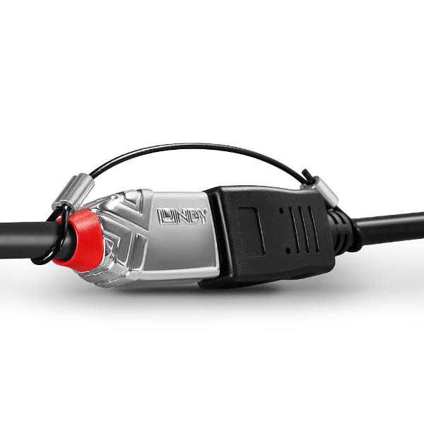 Cavi di Sicurezza Lindy Lacci 4 Pezzi Acciaio al Carbonio - immagine 2