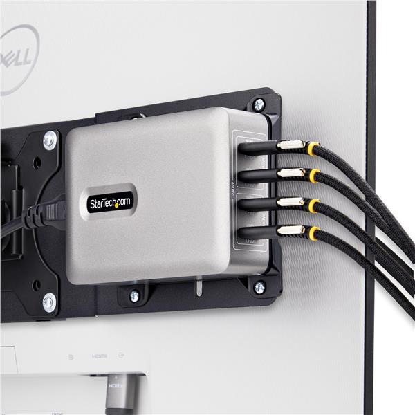Caricatore USB-C Startech 4 Porte 240W PD 3.1 con Montaggio a Parete - immagine 9