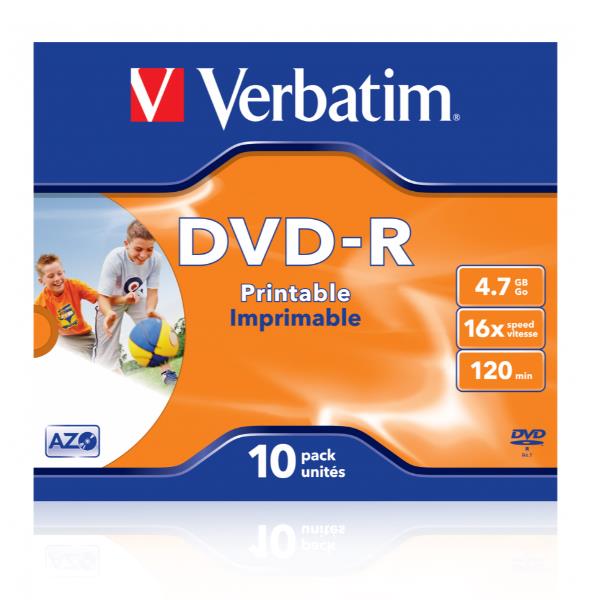 DVD Verbatim 43521/10 4.7GB 10 Pezzi - immagine 5
