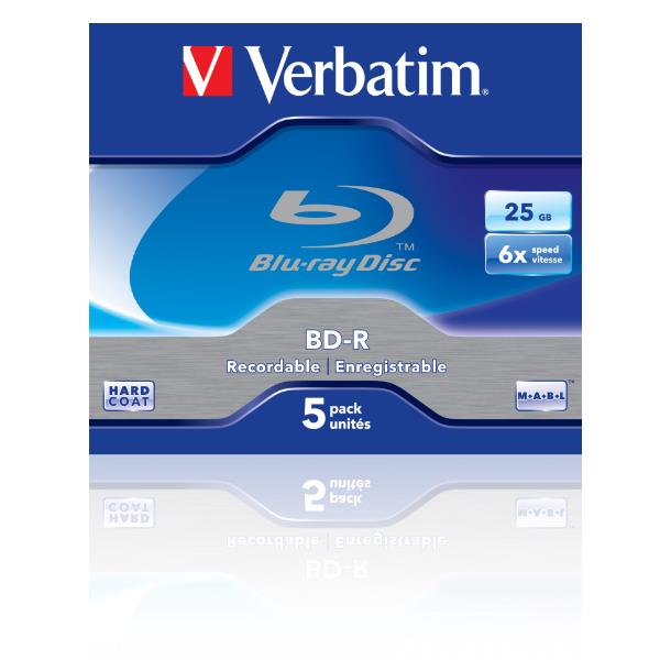 Supporti di Registrazione Blu-ray Verbatim BD-R 25GB 5 Pezzi - immagine 4