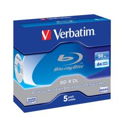 Supporti Registrazione Blu-ray Verbatim BD-R 50GB 5 Pezzi Dual Layer - immagine 2