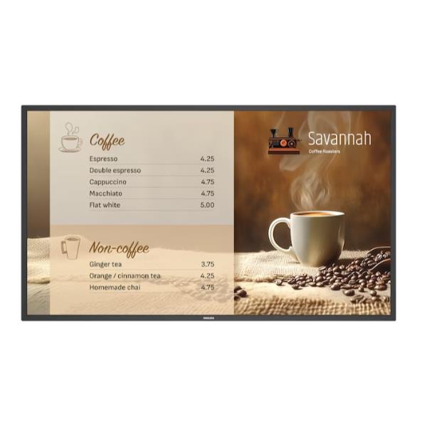 Monitor Digital Signage Philips 43BDL6017P 42.5" 4K UHD 800 cd/m² - immagine 3